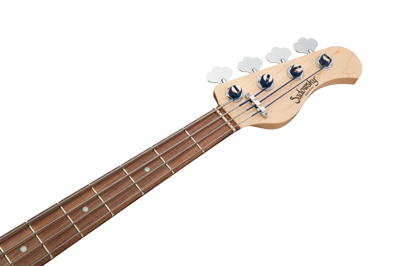 Sadwosky MetroLine 21 Fret Vintage J/J 4-String Bass Guitar Blue Metallic