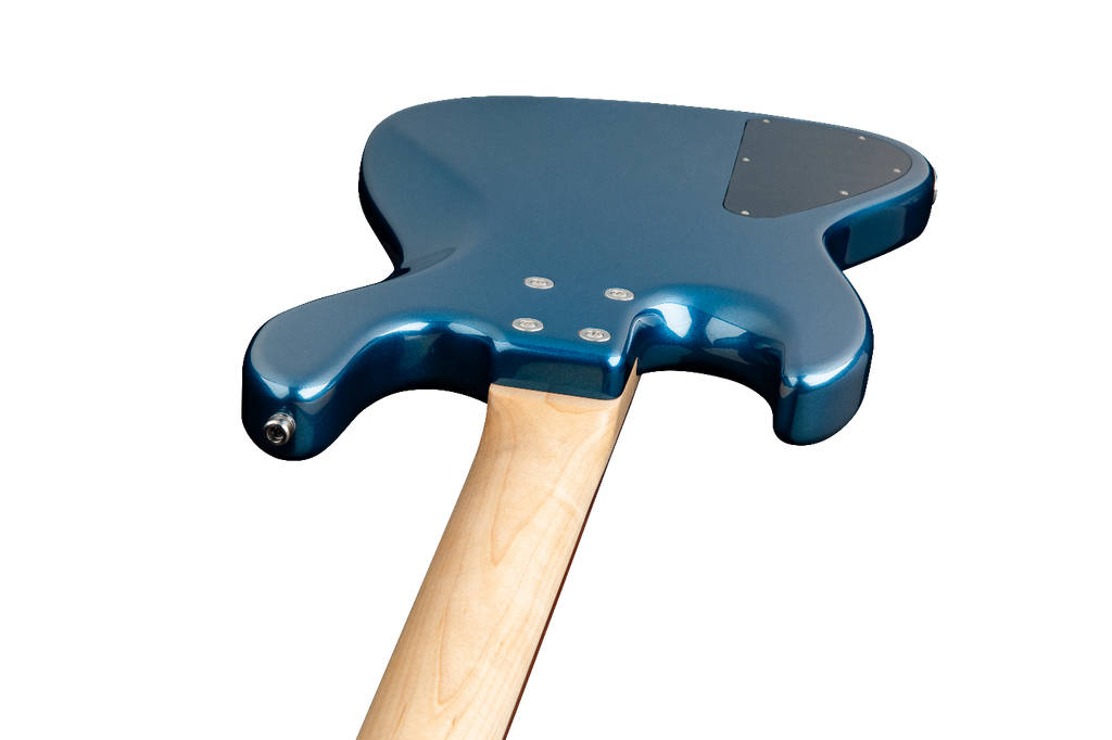 Sadwosky MetroLine 21 Fret Vintage J/J 4-String Bass Guitar Blue Metallic