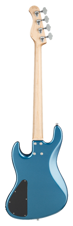 Sadwosky MetroLine 21 Fret Vintage J/J 4-String Bass Guitar Blue Metallic