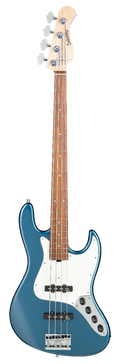 Sadwosky MetroLine 21 Fret Vintage J/J 4-String Bass Guitar Blue Metallic
