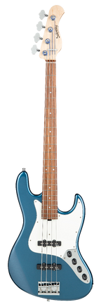 Sadwosky MetroLine 21 Fret Vintage J/J 4-String Bass Guitar Blue Metallic