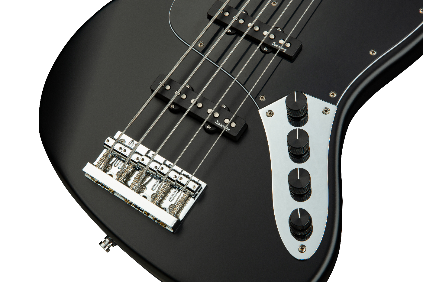 Sadowsky Metro Line 21 Fret Vintage J/J 5-String Bass Guitar Solid Black Satin