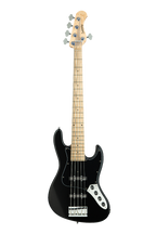 Sadowsky Metro Line 21 Fret Vintage J/J 5-String Bass Guitar Solid Black Satin