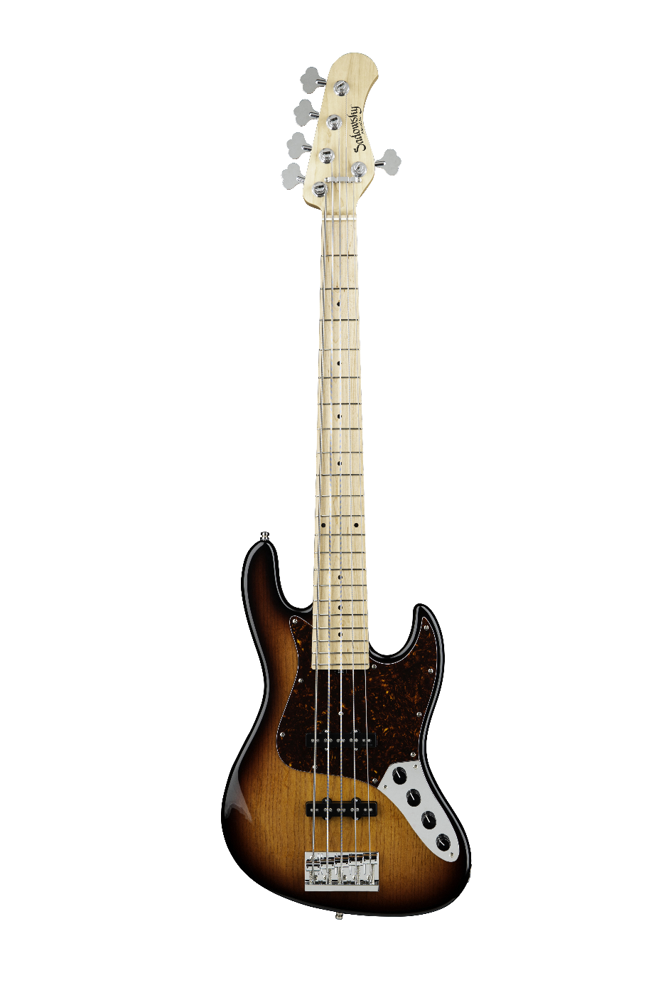 Sadowsky MetroLine 21 Fret Vintage J/J 5-String Bass Guitar Vintage Sunburst