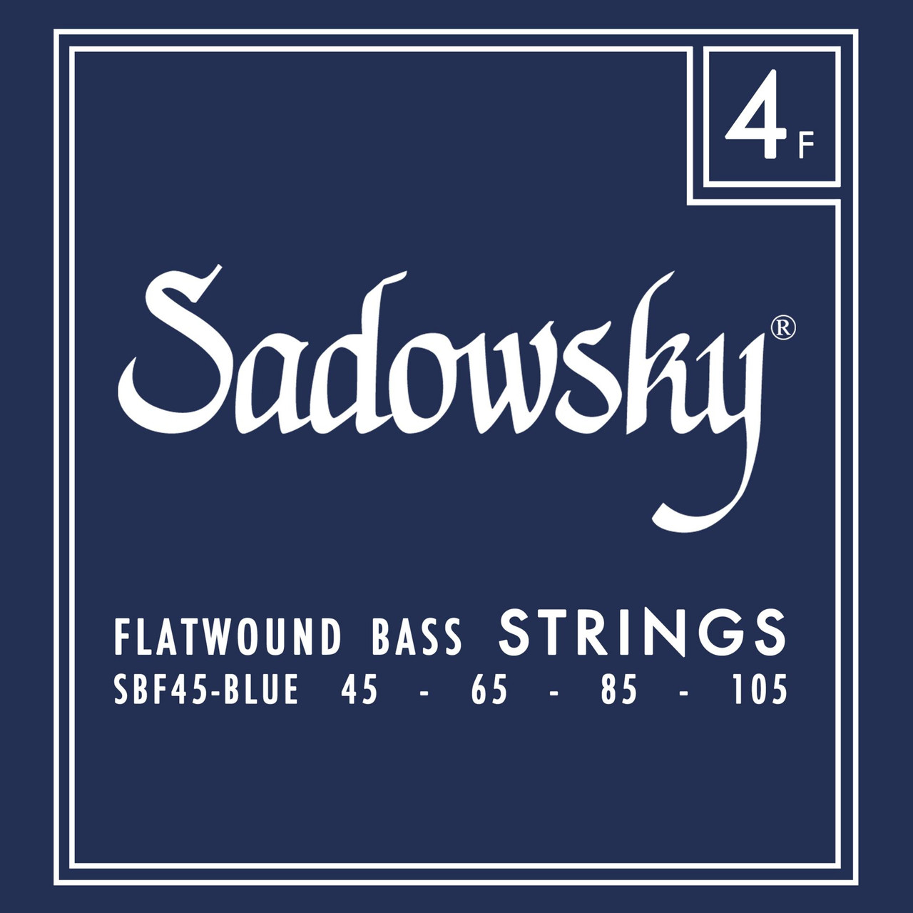 Sadowsky Blue Label 4-Str Bass Strings Flatwound (45-105)