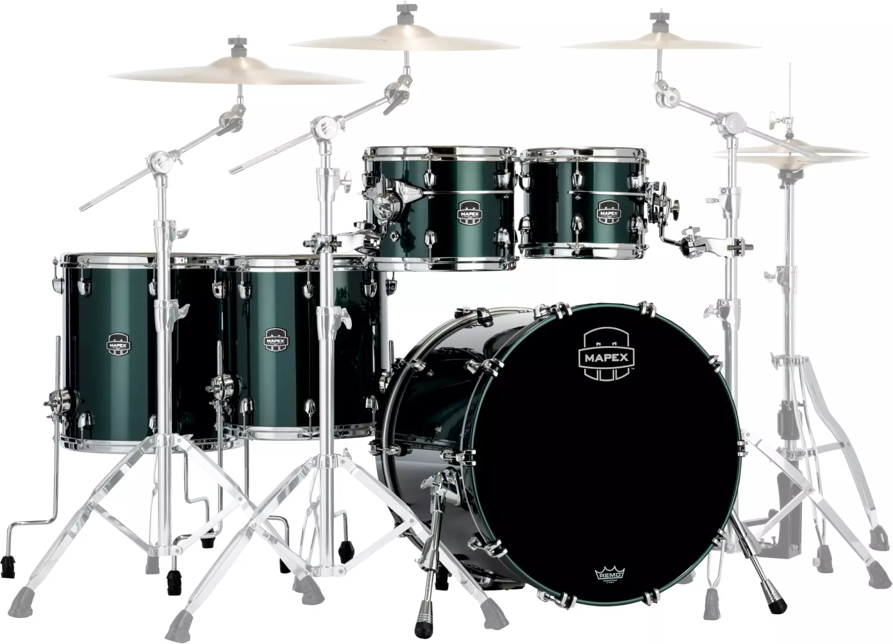 Mapex Saturn Evolution Shell Pack 22/10/12/16 Brunswick Green
