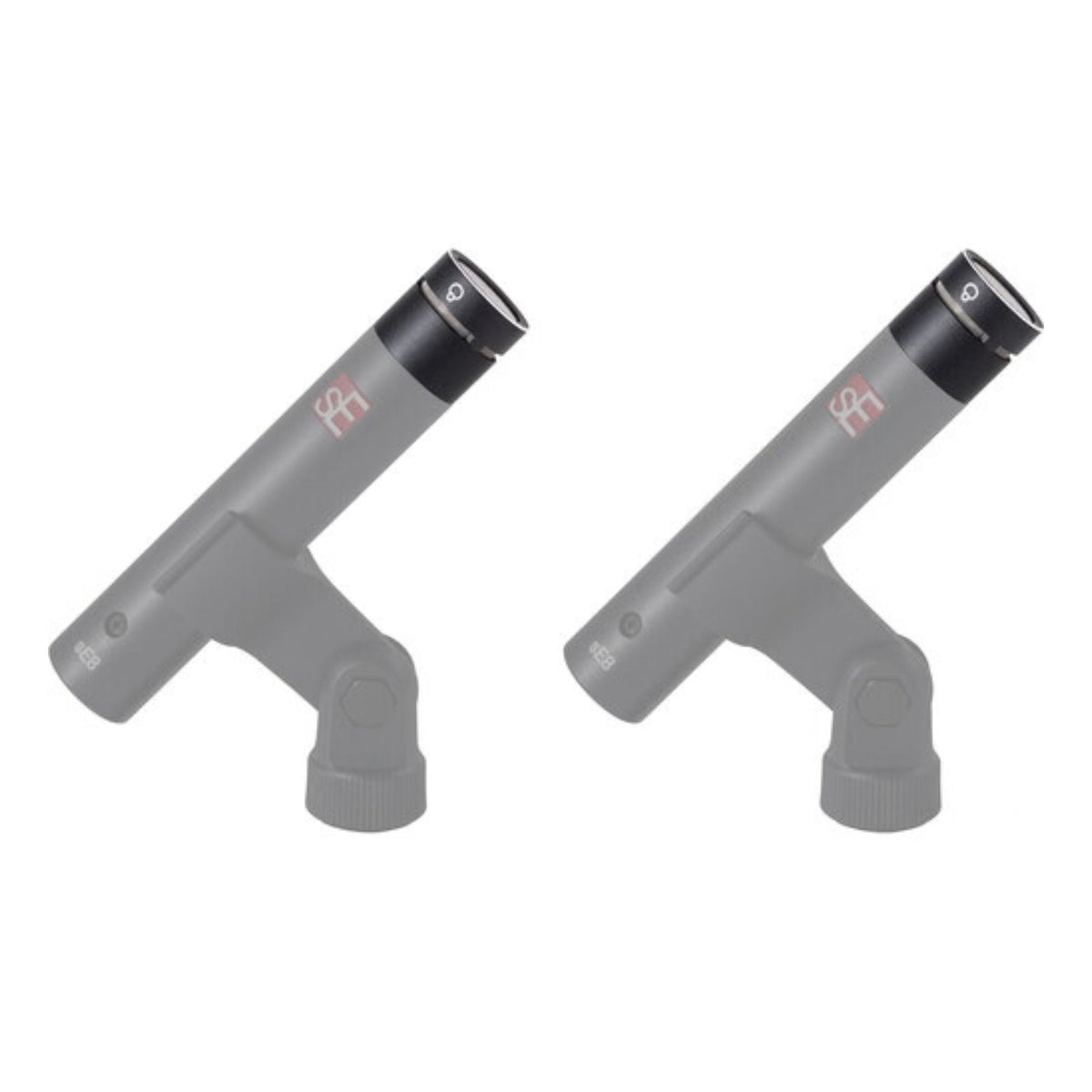 Pair of sE Electronics sE8 supercardioid matched microphone capsules, professional microphone accessories for studio recording.
