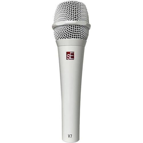 sE Electronics V7 Supercardioid Dynamic Handheld Vocal Microphone - White