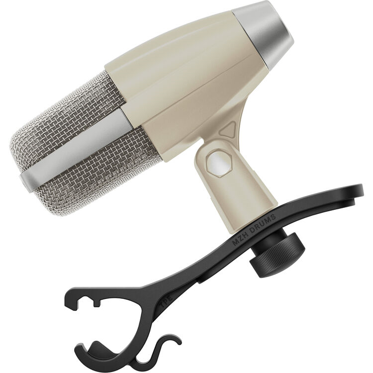 Sennheiser MD421 KOMPAKT Dynamic Cardioid Microphone w/Drum Clamp 80th Anni