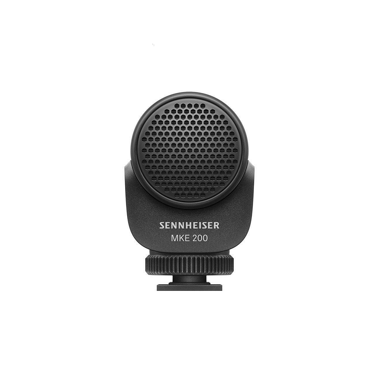 Sennheiser MKE 200 Compact On-Camera Microphone with Built-in Wind Protection & Shock Absorption