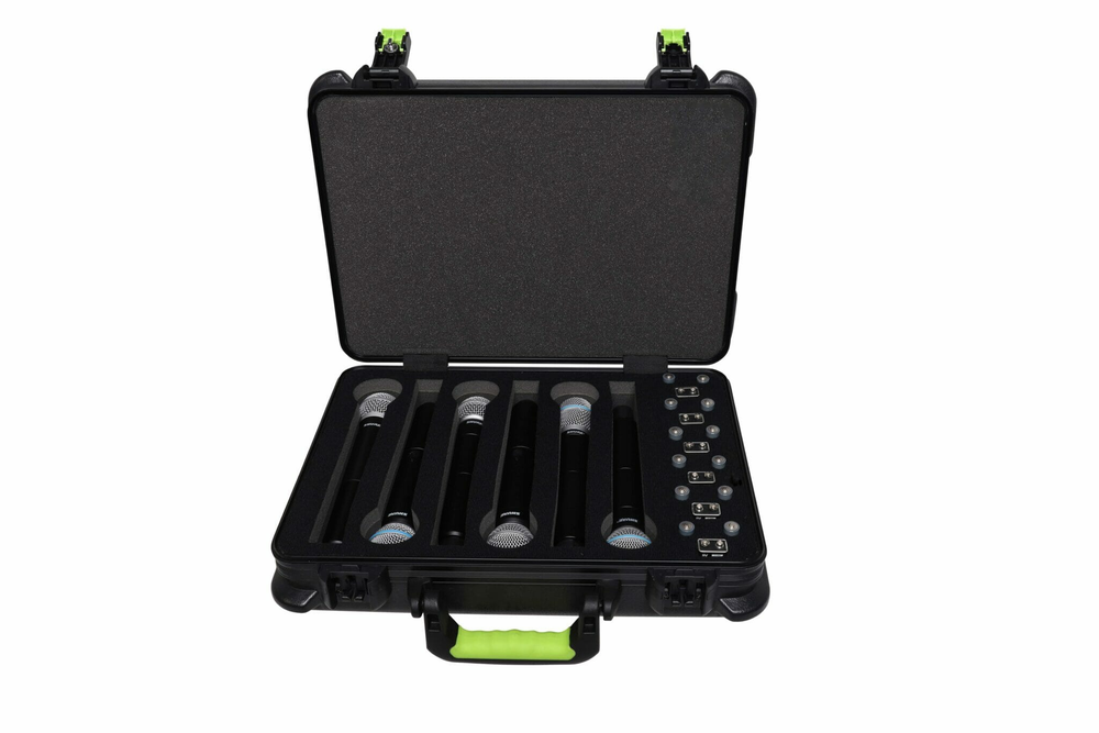 GATOR SH-MICCASEW06 SHURE CASE TSA 6 WIRELESS MICS