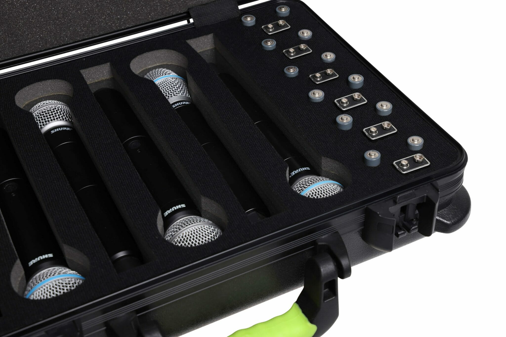 GATOR SH-MICCASEW06 SHURE CASE TSA 6 WIRELESS MICS