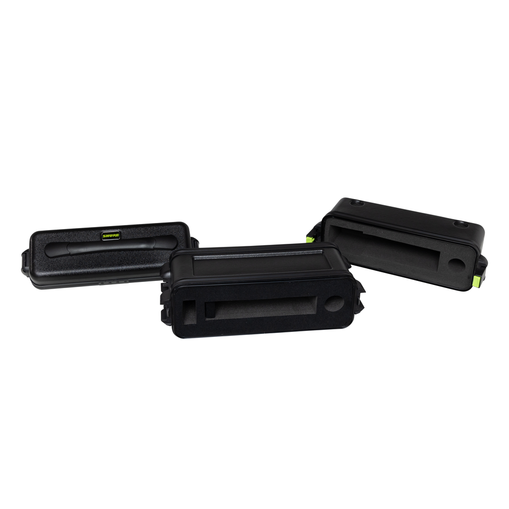 GATOR Gator SH-WSYS-CASE Shure wireless system case with padded exterior and secure zipper for easy transport and protection.