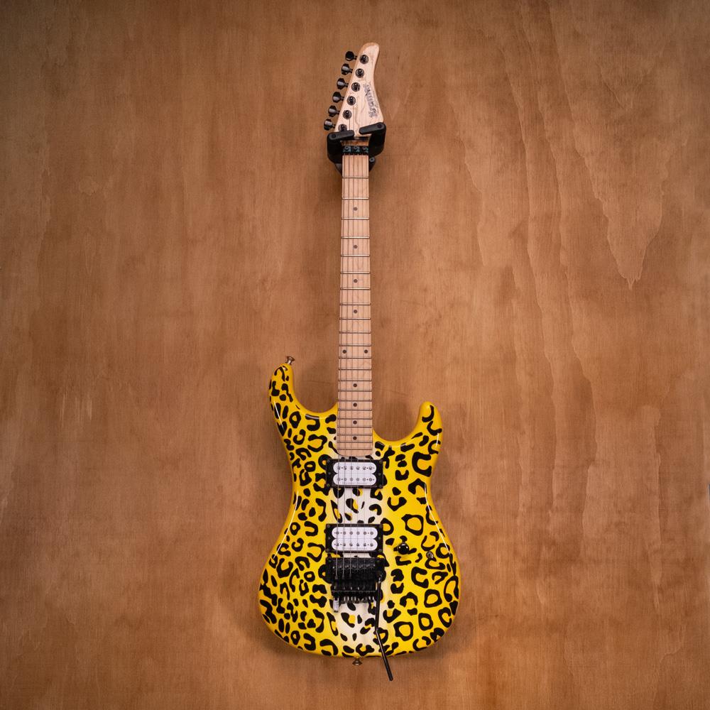 Kramer Pacer Steel Panther Satchel Signature Guitar Leopard - Preloved