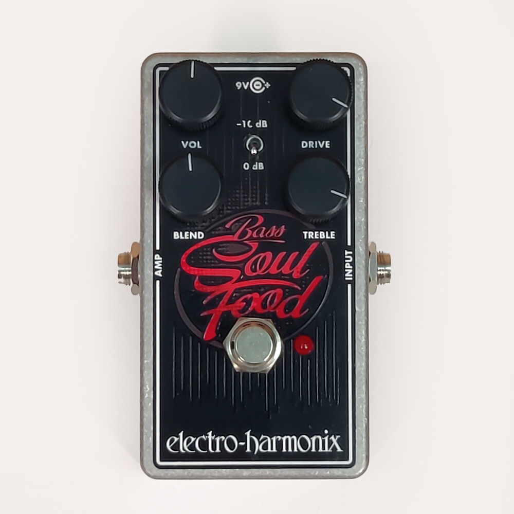 Electro-Harmonix Bass Soul Food Drive Guitar Effects Pedal - Preloved