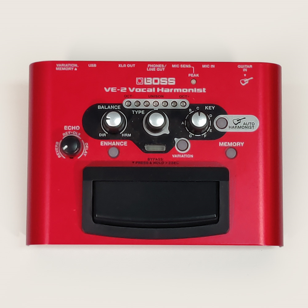 BOSS VE-2 Vocal Harmonist Guitar Effects Pedal - Preloved
