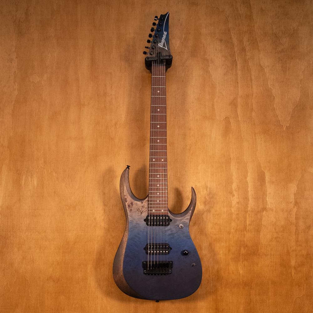 Ibanez RGD7521PB 7-Str Electric Guitar - Deep Seafloor Fade Flat (B-Stock)