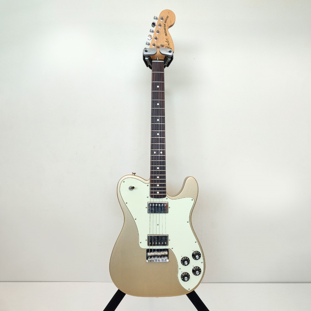 Fender Chris Shifflett Telecaster Deluxe in Shoreline Gold - Preloved