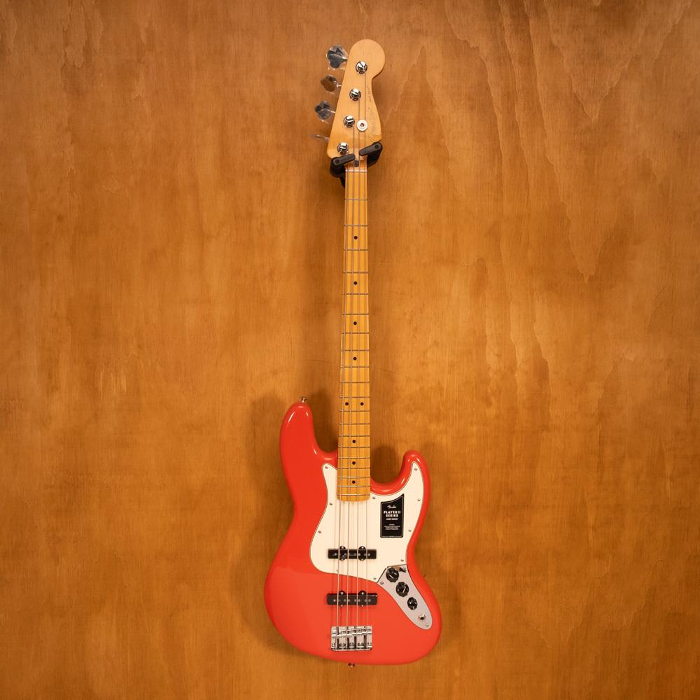Fender Player II Jazz Bass w/Maple Fretboard - Coral Red (B-Stock)