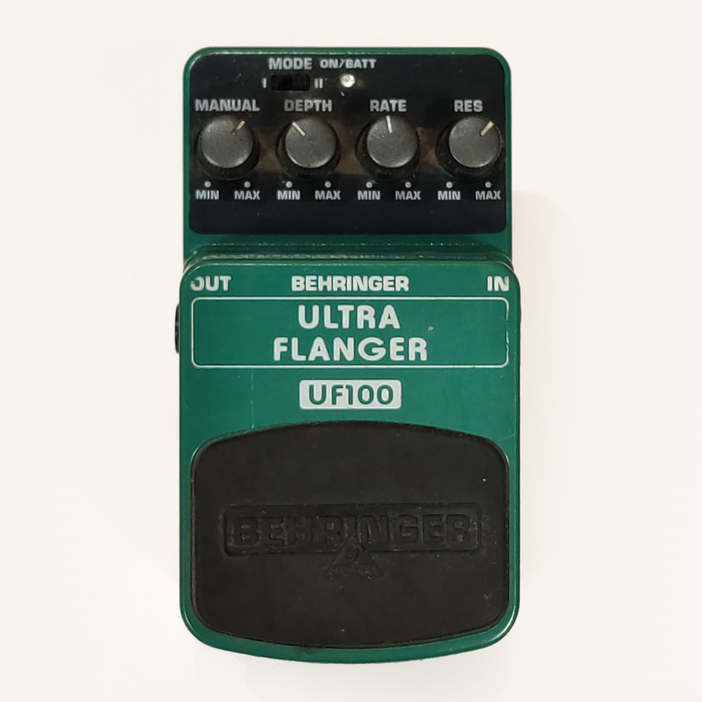 Behringer UF100 2-Mode Flanger Guitar Effects Pedal - Preloved