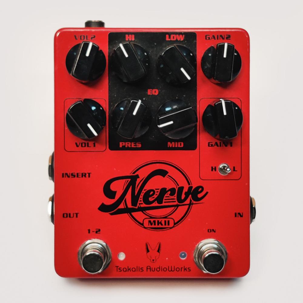 Tsakalis Nerve MKII Dual High Gain Distortion Pedal - Preloved