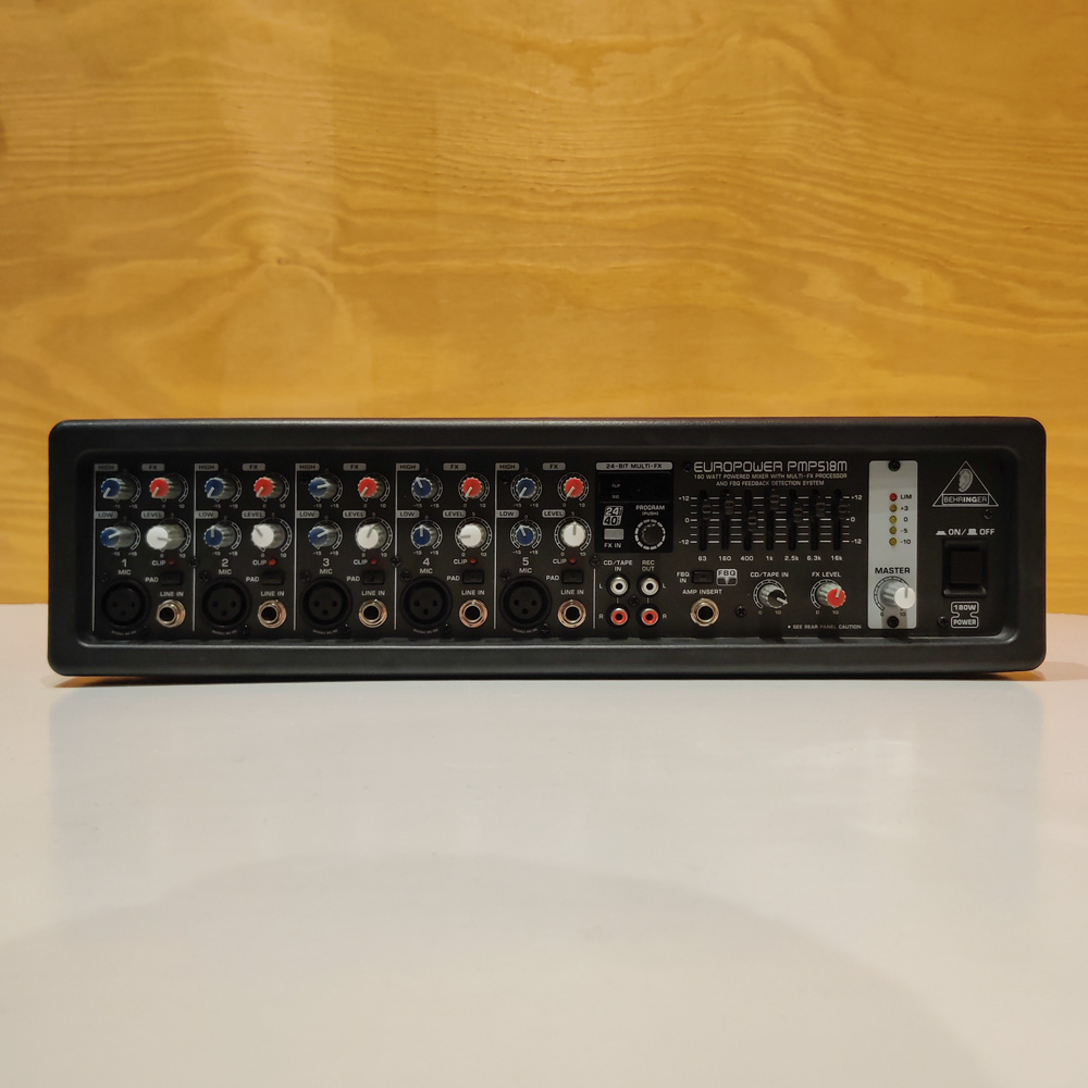 Behringer PMP518M Powered Mixer - Preloved