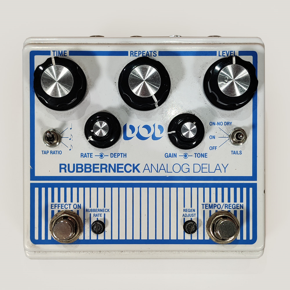 DOD Rubberneck Analog Delay Guitar Effects Pedal - Preloved