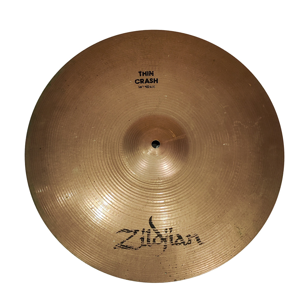 Zildjian 16 inch Thin Crash Cymbal 1980s Big CO Model - Preloved