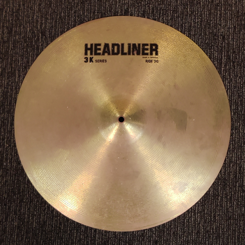 Headliner 3K Series 20 inch Ride Cymbal - Preloved