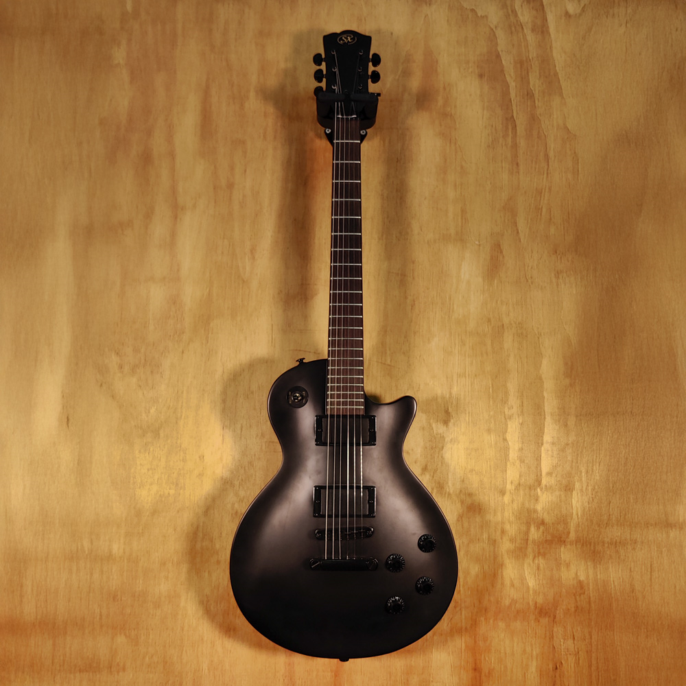 SX EE3S Les Paul Style Electric Guitar in Satin Black (B-Stock)