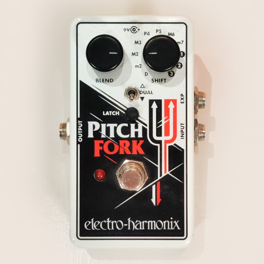 EHX Pitch Fork Polyphonic Pitch Shifter Guitar Effects Pedal - Preloved
