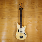 Fender All-Original 1973 Musicmaster Bass in Olympic White - Preloved