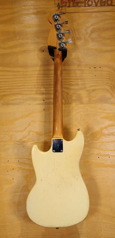 Fender All-Original 1973 Musicmaster Bass in Olympic White - Preloved