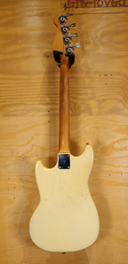 Fender All-Original 1973 Musicmaster Bass in Olympic White - Preloved