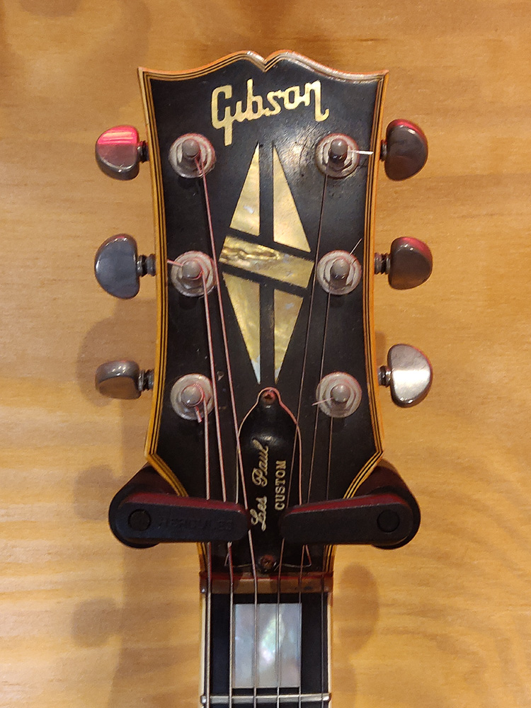 Gibson Custom Les Paul '73 Electric Guitar in Ebony - Preloved (Excellent Condition)