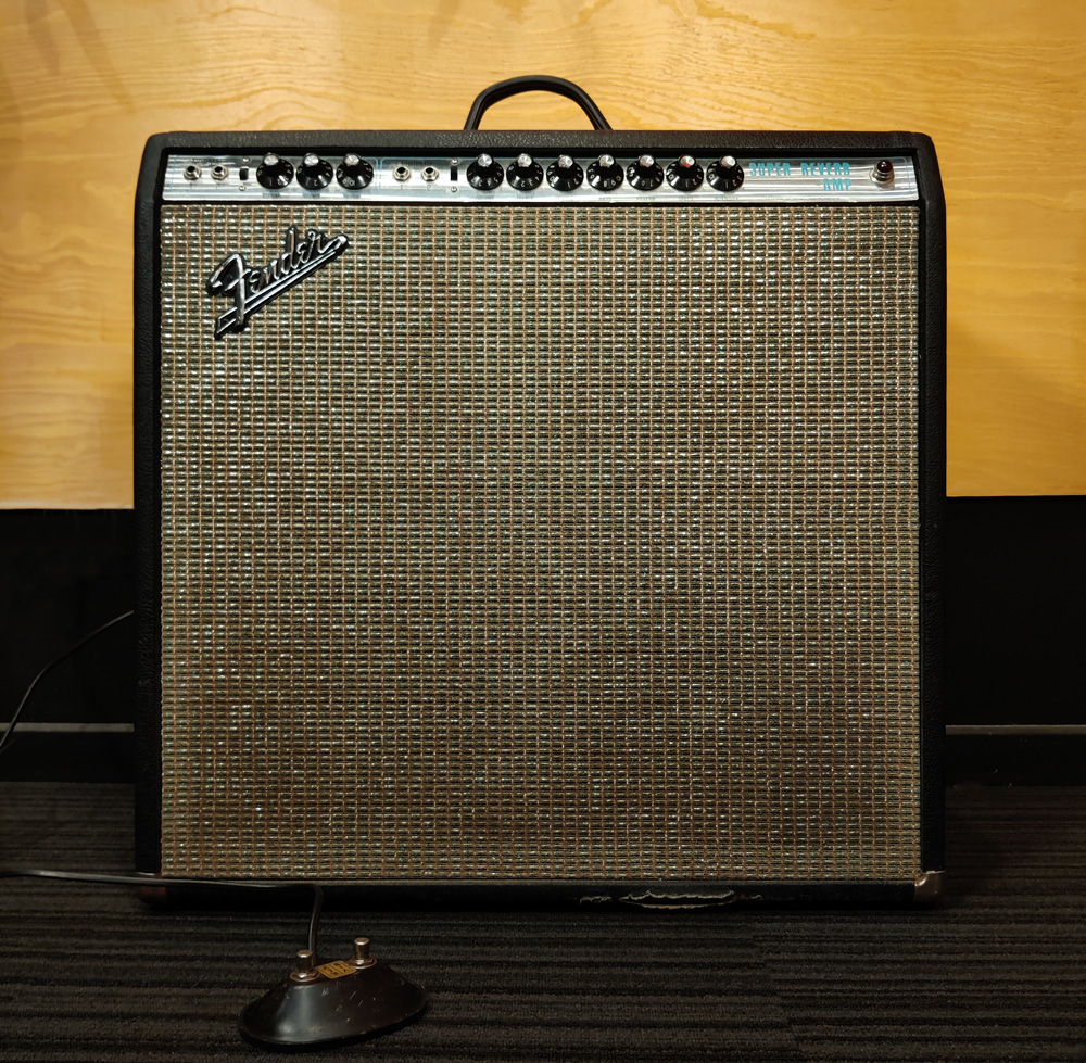 Fender Silverface Super Reverb 1970 Guitar Amplifier Combo - Preloved