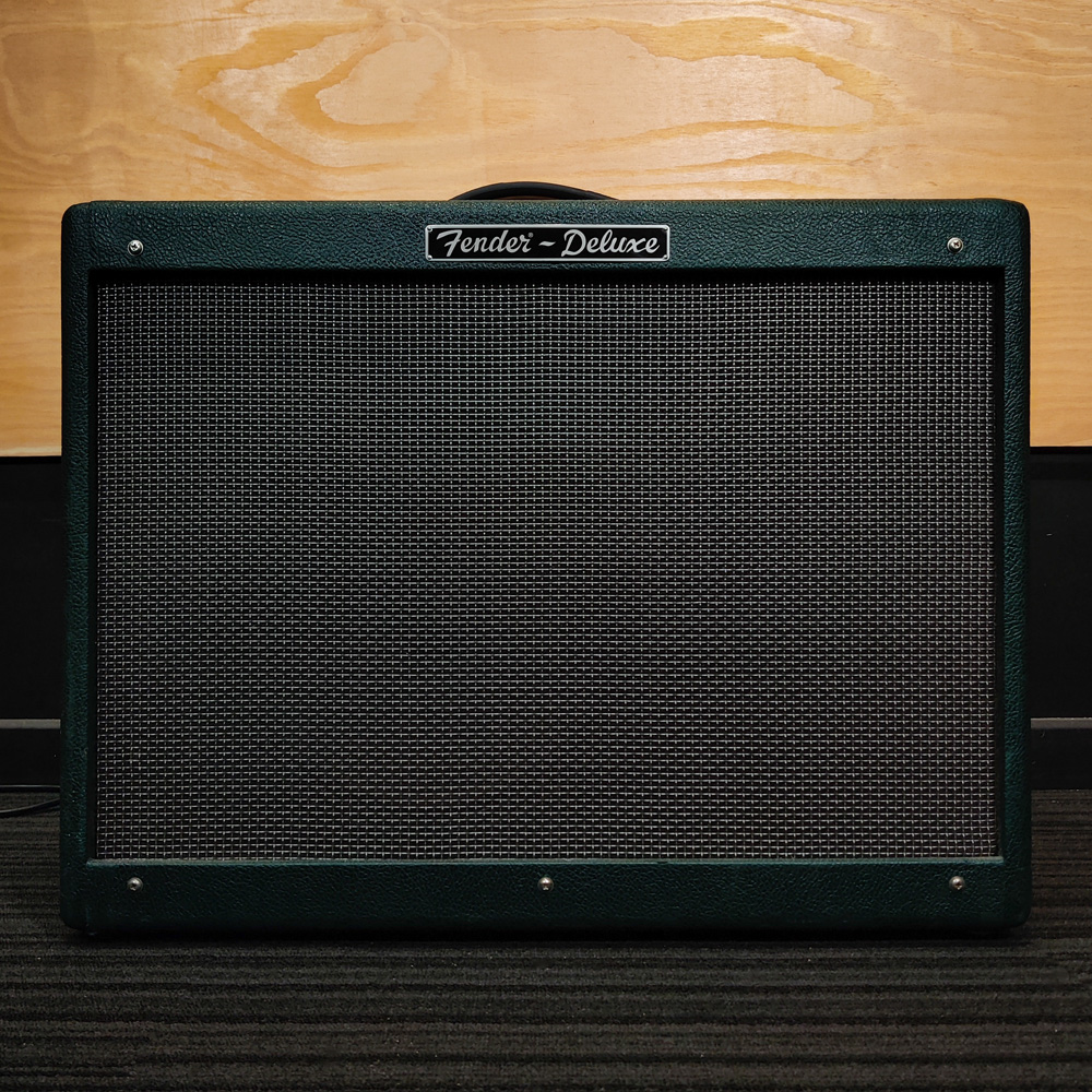 Fender Hot Rod Deluxe 1x12 inch Guitar Amplifier Combo in Emerald Green - Preloved