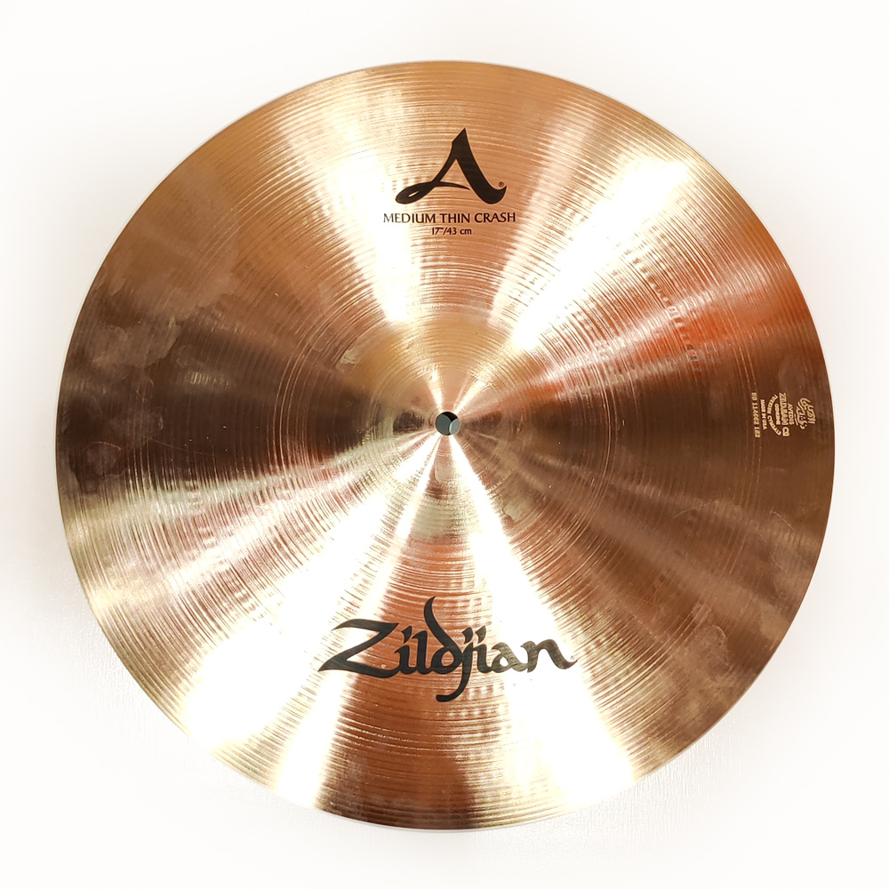 Zildjian A 17 inch Medium Thin Crash Cymbal - Preloved