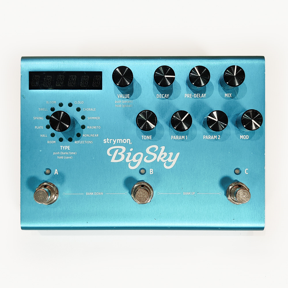 Strymon BigSky Multidimensional Reverb Guitar Effects Pedal - Preloved