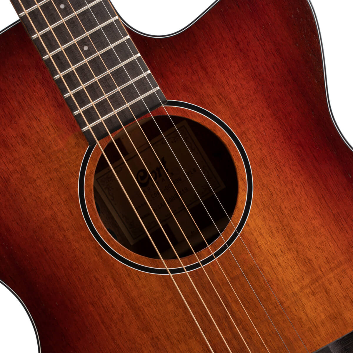 Cort Core-OC Blackwood Acoustic Guitar w/Case - Light Burst (B-Stock)