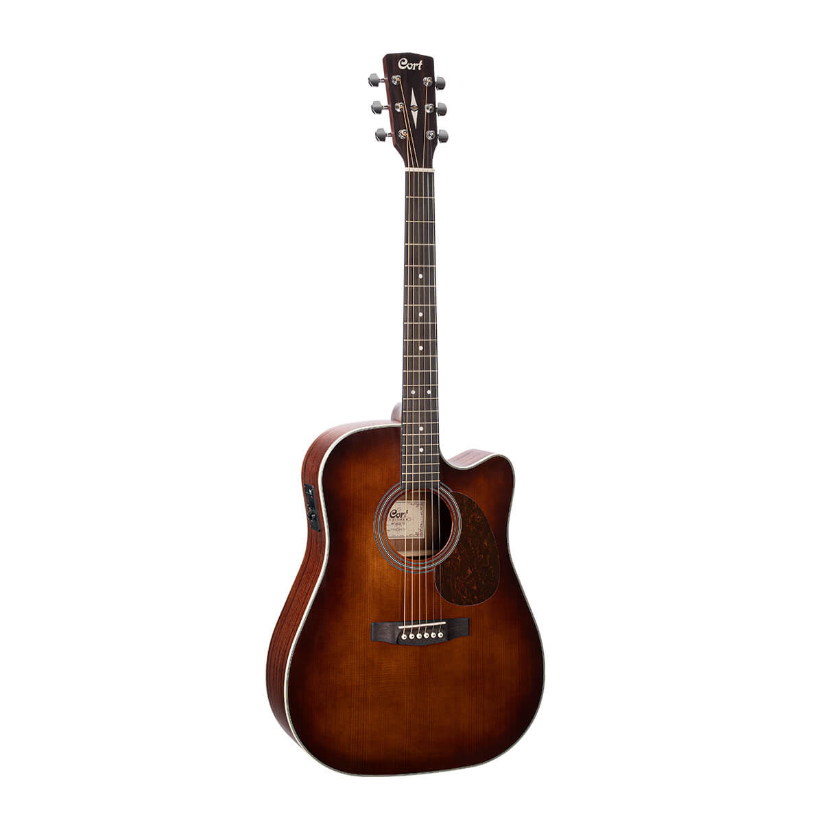 Cort MR500E BR Acoustic Guitar w/Deluxe Bag - Brown Burst (B-Stock)