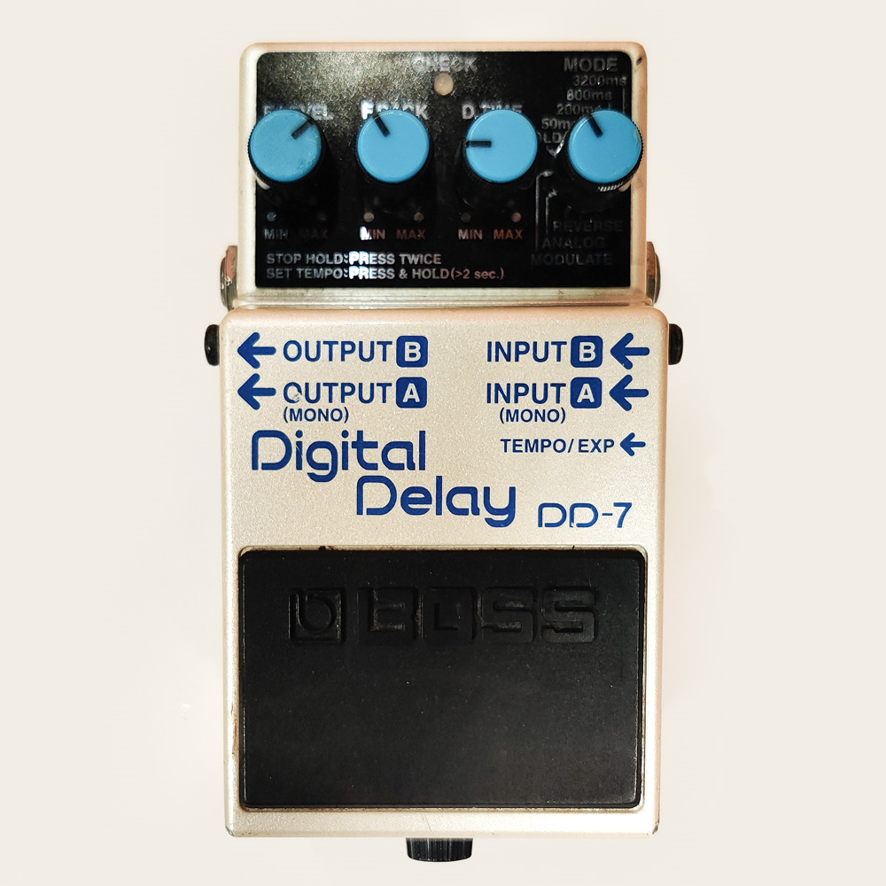 BOSS DD-7 Digital Delay Guitar Effects Pedal - Preloved