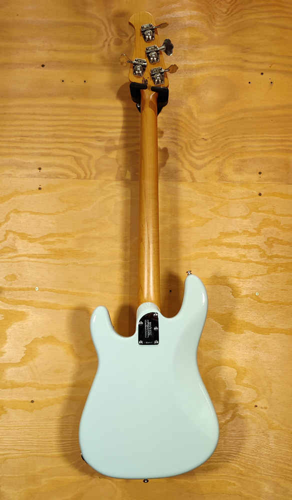 Ernie Ball Music Man Cutless Bass Guitar in Diamond Blue - Preloved