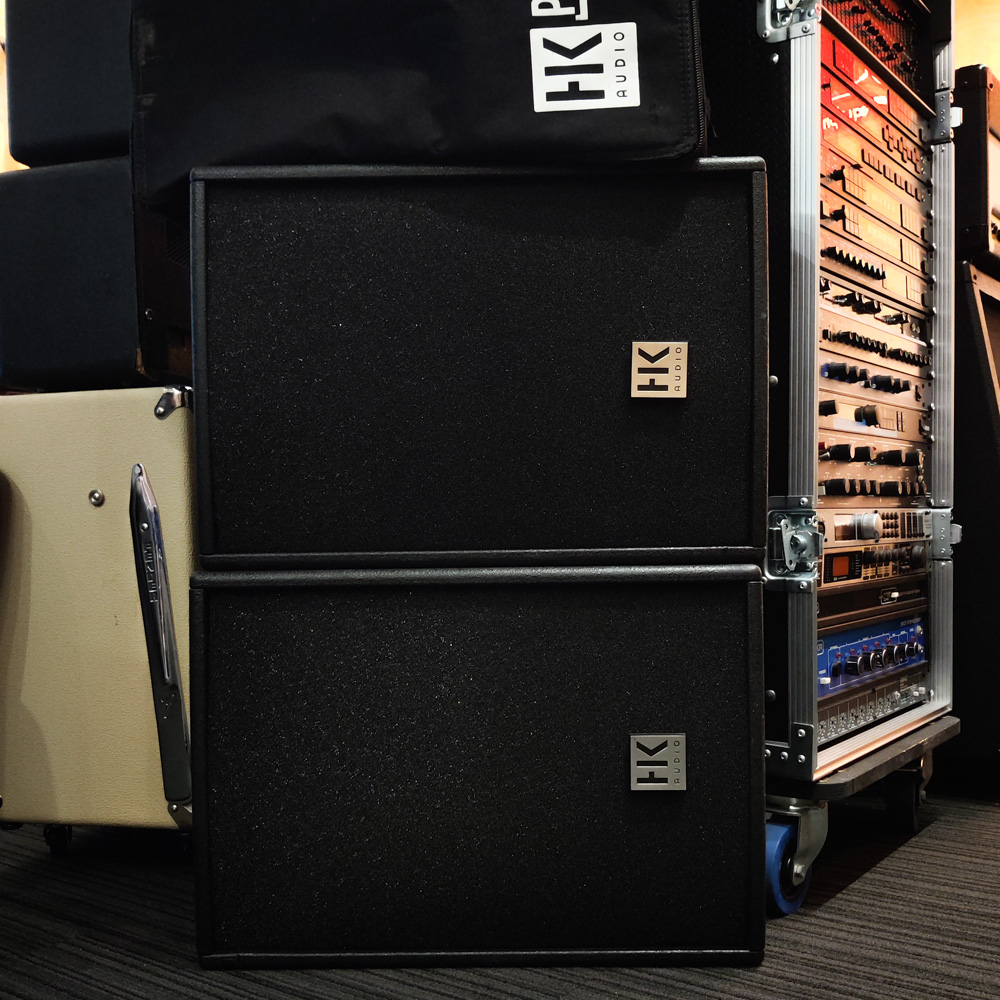 HK Audio PREMIUM PRO 12 M Stage Monitors Pair (Passive) with Bags - Preloved