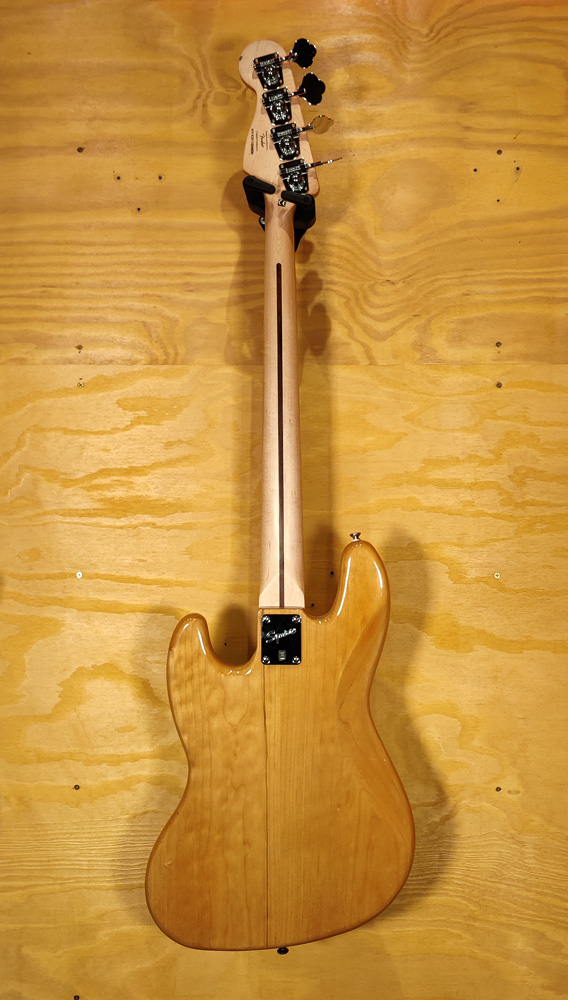 Squier Jazz Bass Guitar in Natural - Preloved