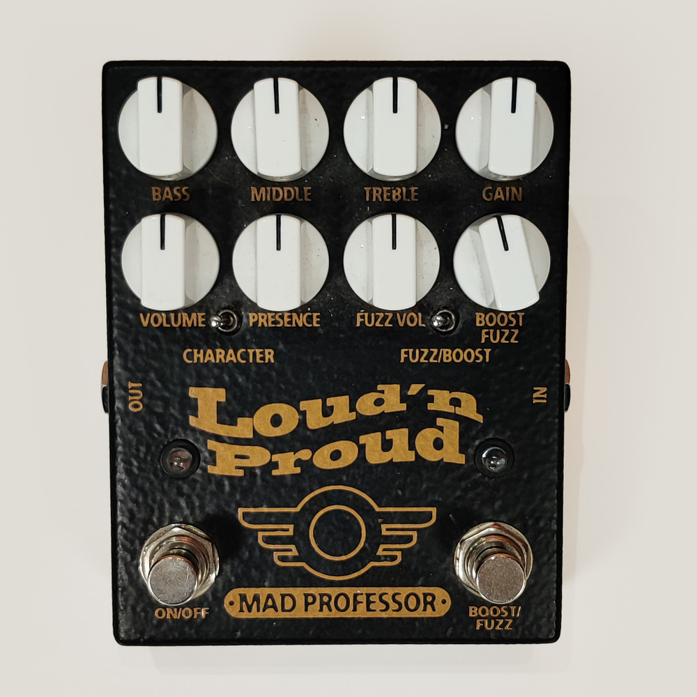 Mad Professor Loud 'n' Proud Overdrive and Fuzz Guitar Effects Pedal - Preloved