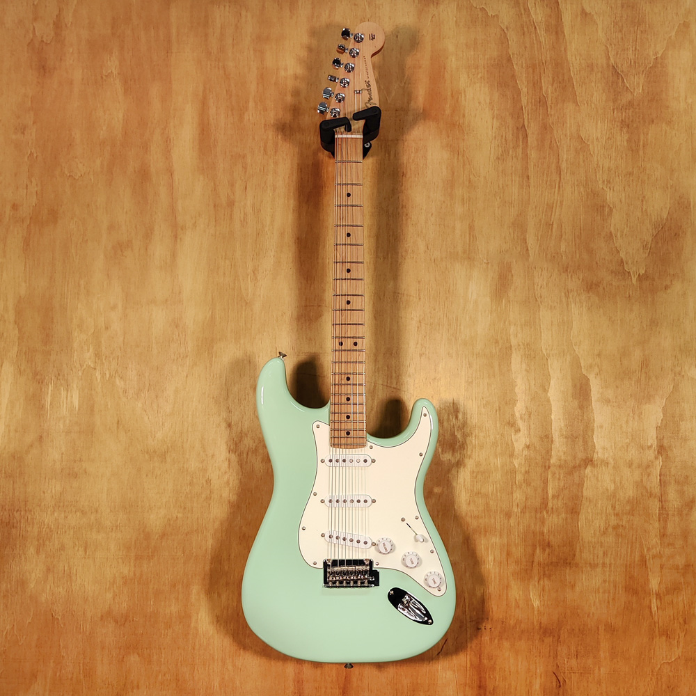 Fender Player Stratocaster Electric Guitar Roasted Maple in Surf Green Mint - Preloved