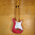 Fender Custom Shop '50s Stratocaster NOS Electric Guitar with AA Birdseye Maple Neck in Fiesta Red - Preloved
