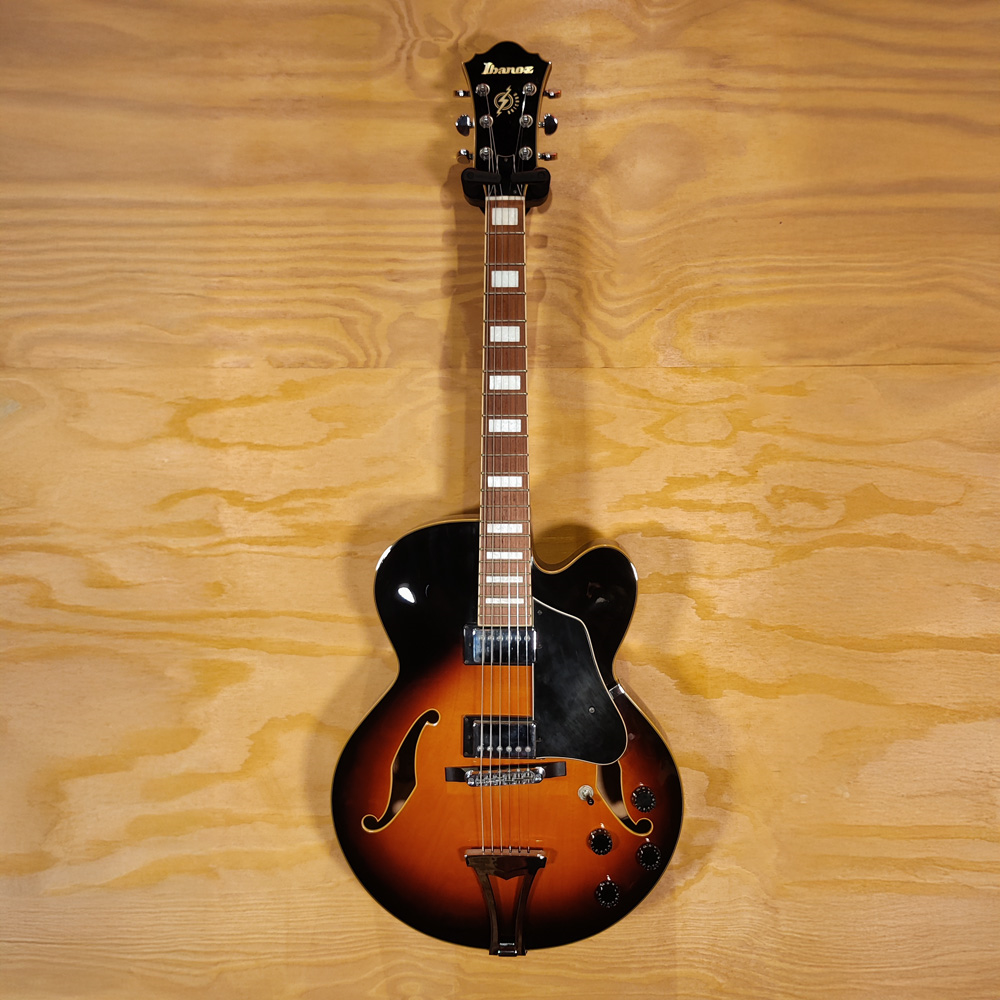Ibanez Artcore AF75 Hollow-Body Electric Guitar in Brown Sunburst - Preloved