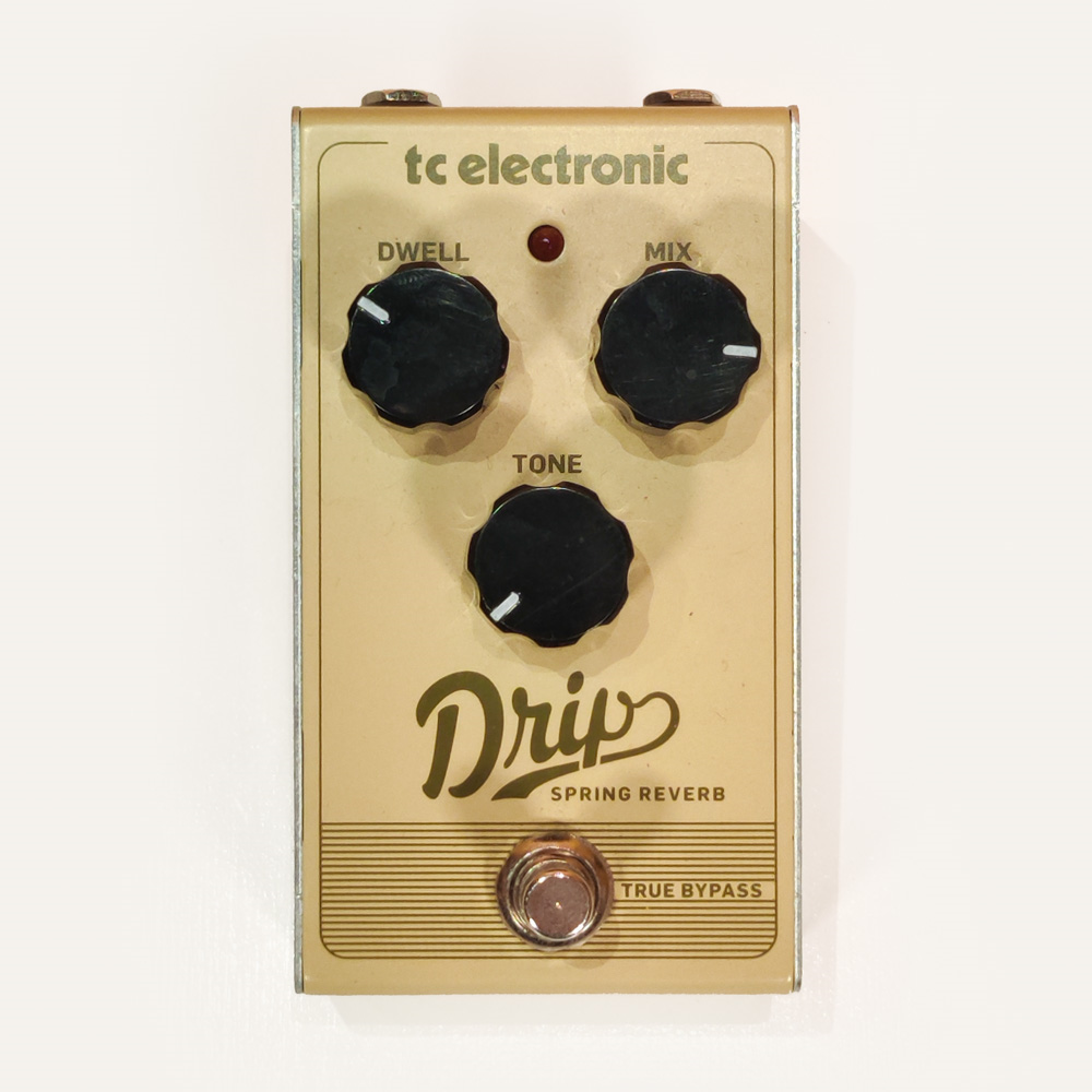 TC Electronics Drip Spring Reverb Guitar Effects Pedal- Preloved